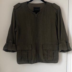 Army green jacket